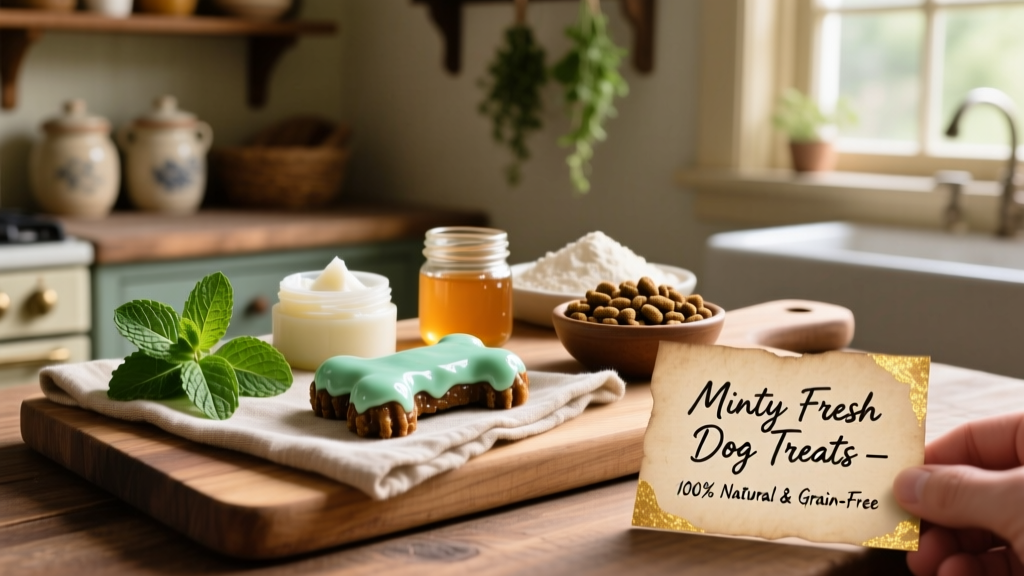 Fresh Breath Mint Dog Treat Recipe