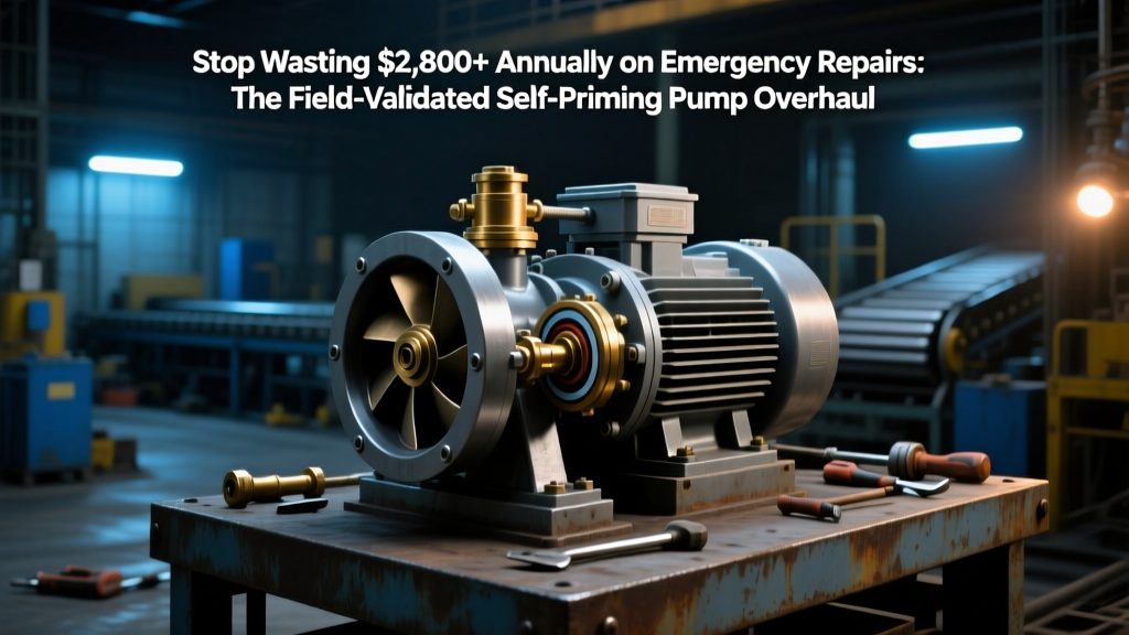 Self-Priming Pump Overhaul: Restore 97.3% Efficiency