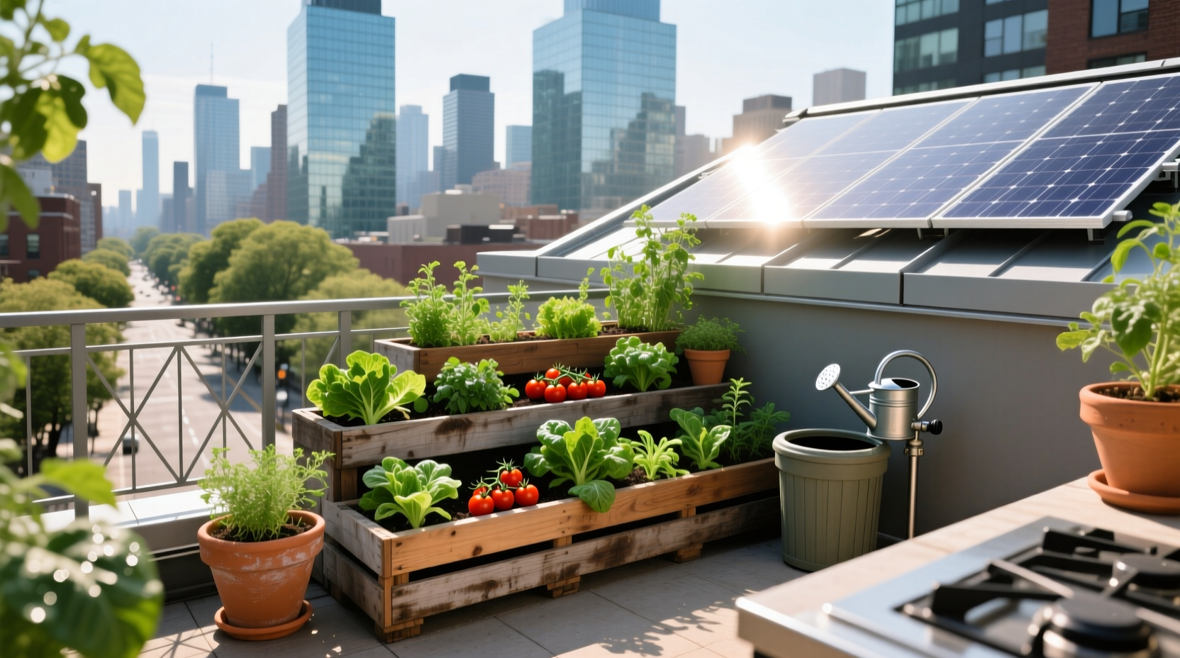 where to place kitchen garden