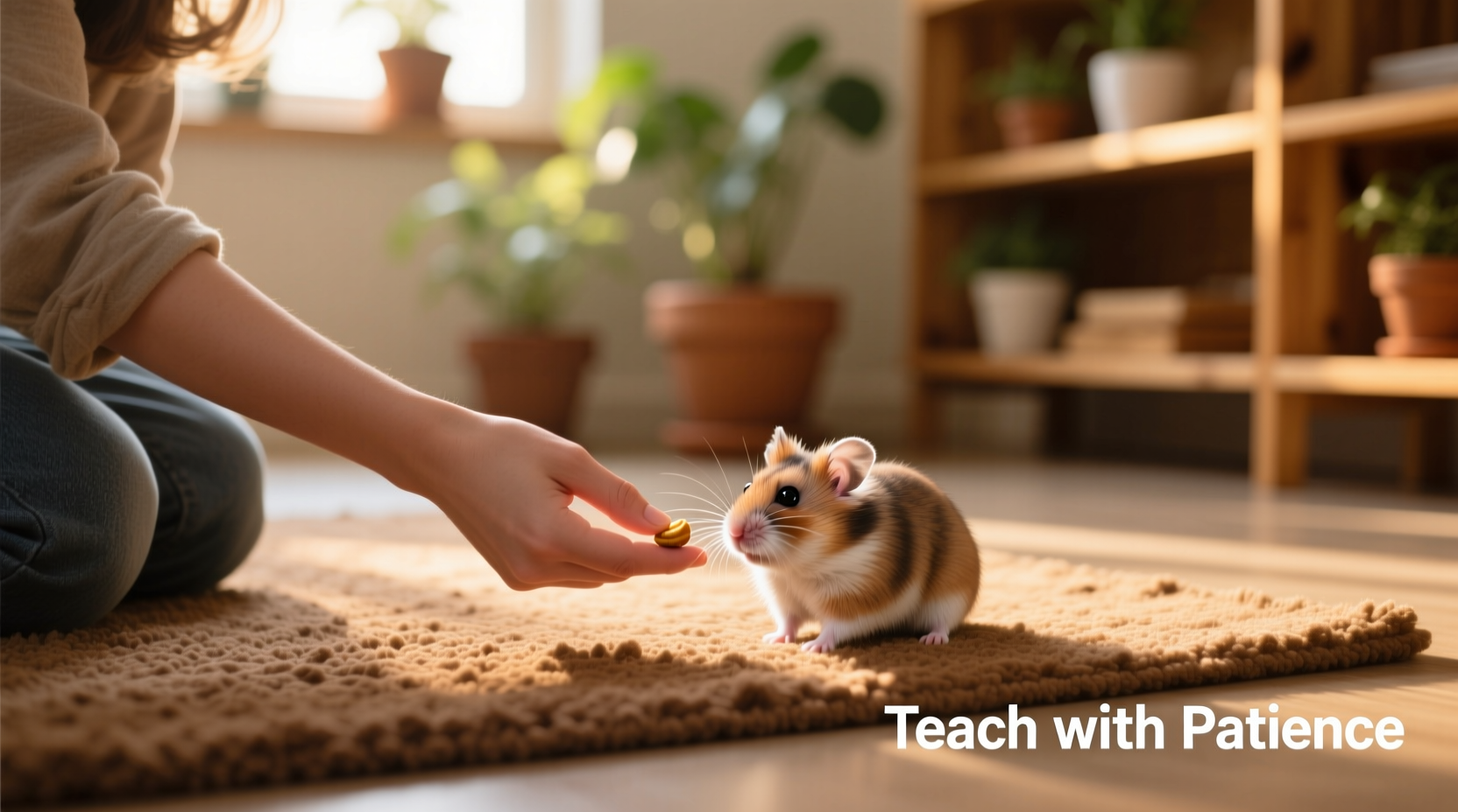 how to teach your hamster tricks without stressing them out