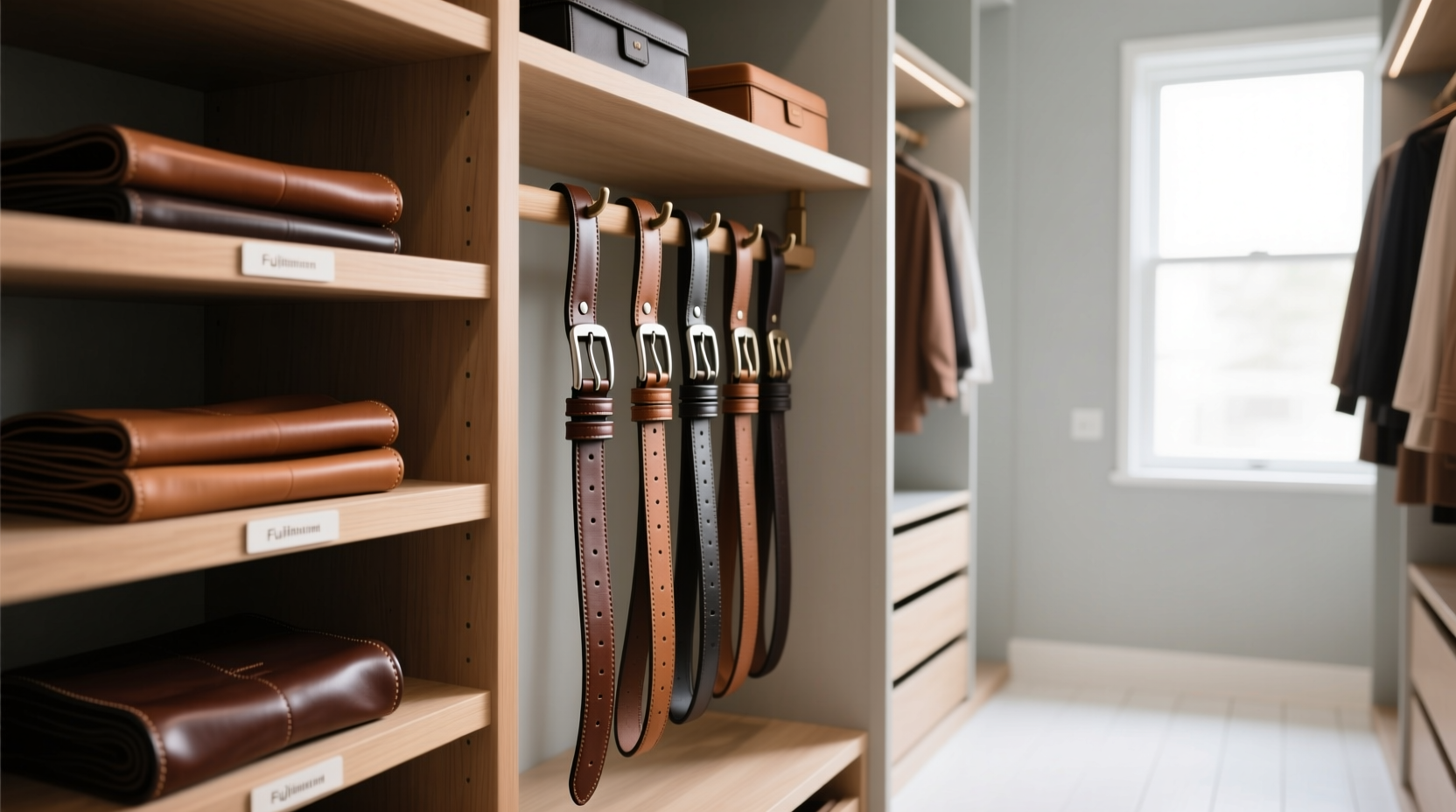 closet organization tips belt loops vs hooks for wide leather belts