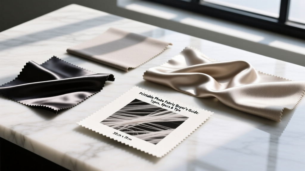 Printable Photo Fabric Buyer’s Guide: Types, Specs & Tips