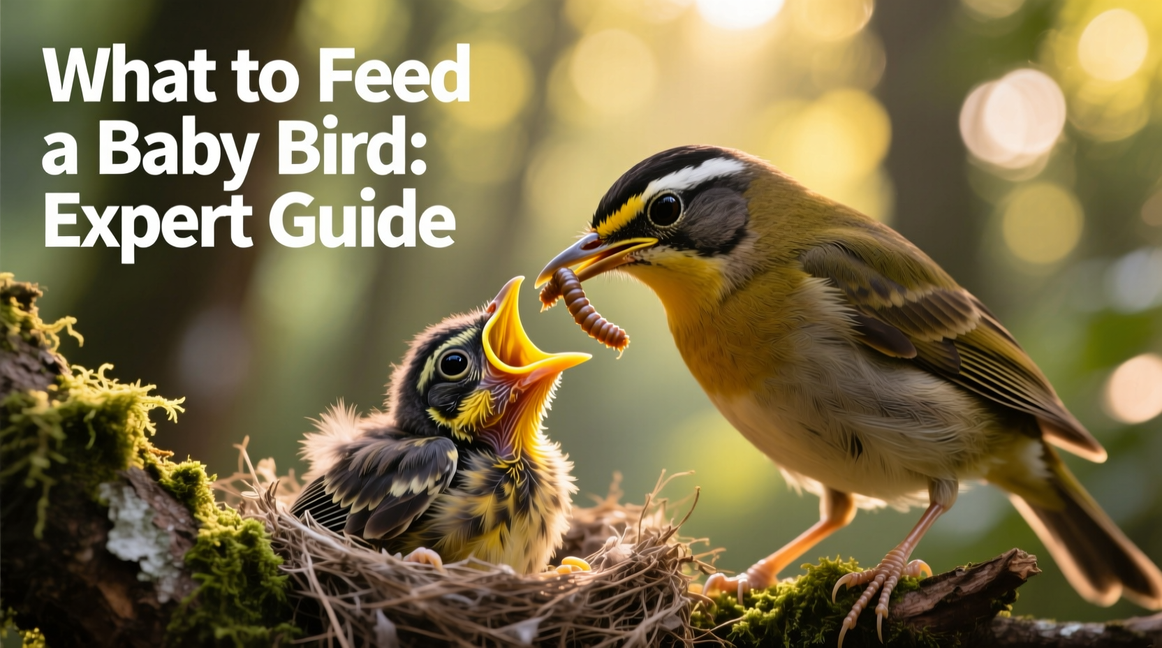what to feed a baby bird