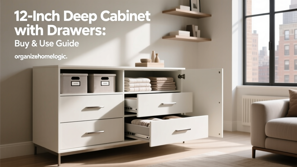 12-Inch Deep Cabinet with Drawers: Buy & Use Guide