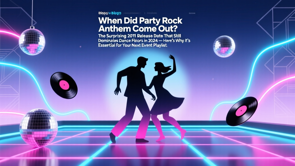 Party Rock Anthem Release Date (2011) | Smart Party Prep