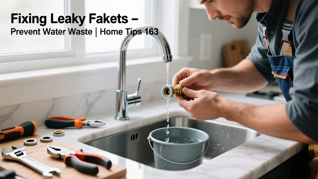 Home Tips 163: Fixing Leaky Faucets & Preventing Water Waste