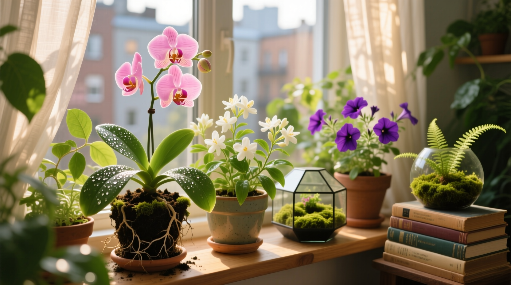 blooming houseplants