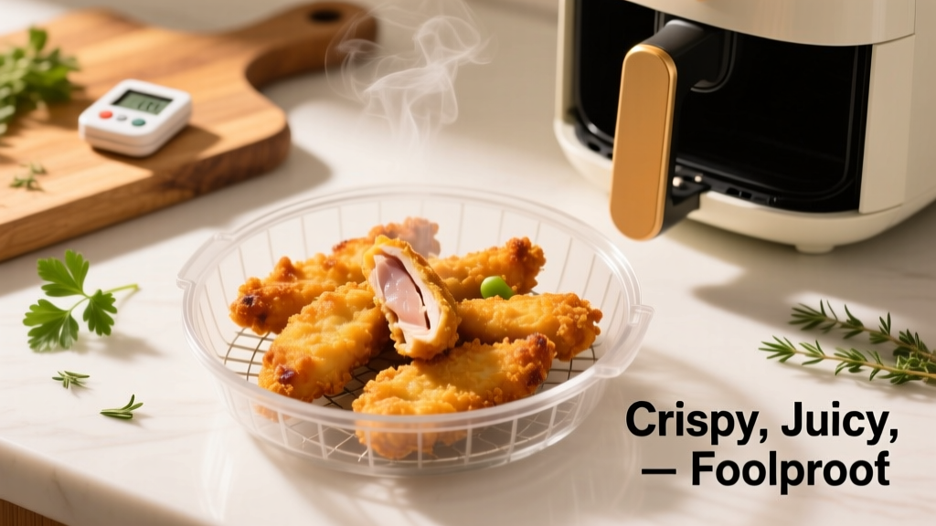 Air Fry Frozen Chicken Tenders: Crispy, Juicy & Foolproof