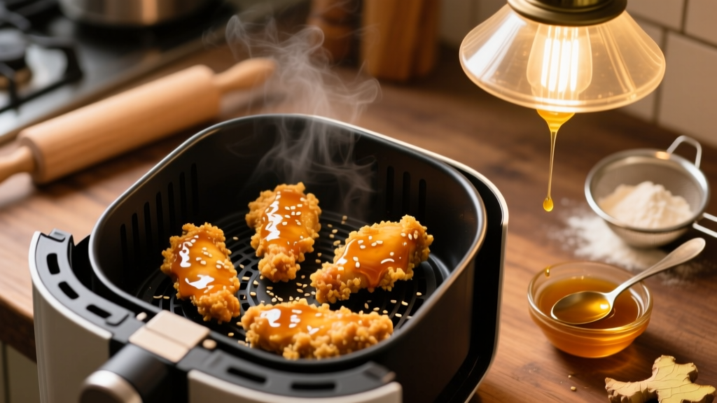 Crispy Honey Chicken Tenders in Air Fryer (Easy!)