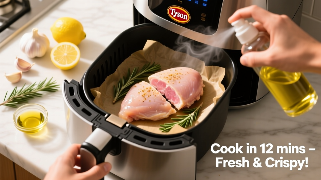 How to Cook Frozen Tyson Chicken Breast in Air Fryer