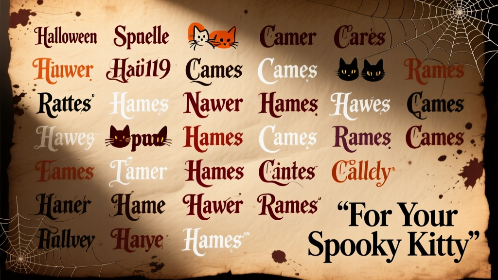 109 Halloween Cat Names for Your Spooky Kitty