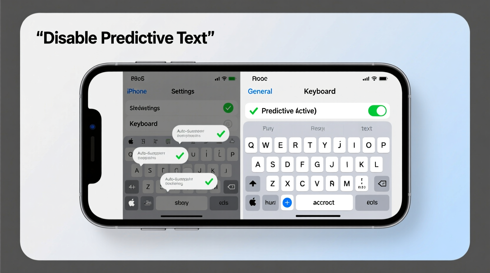 Disable Predictive Text on iPhone Without Turning Off Autocorrect