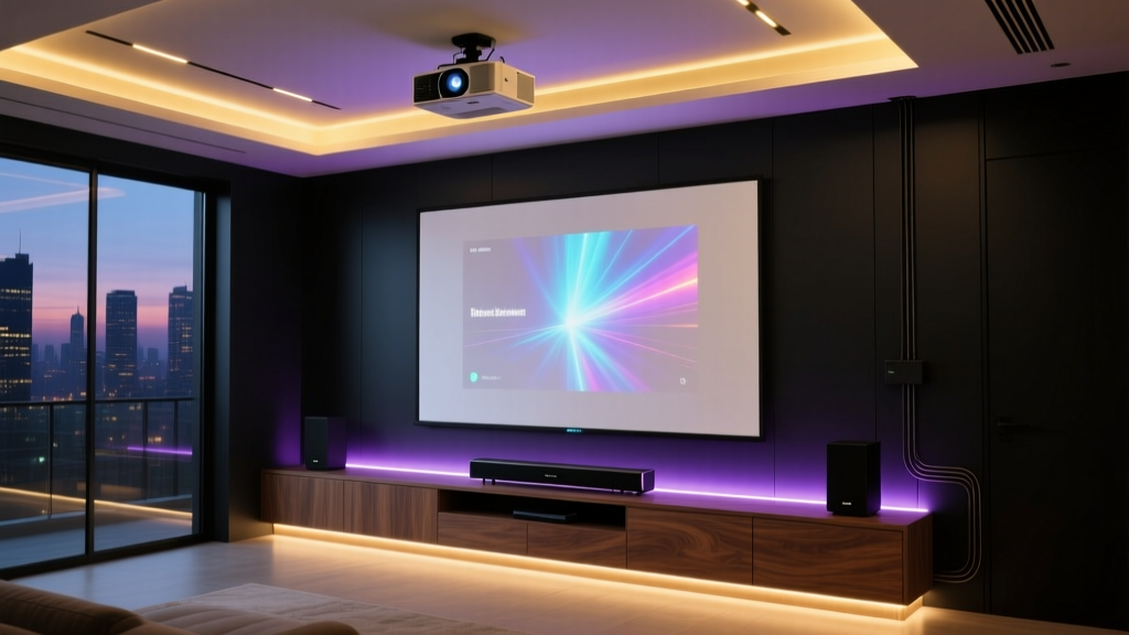 Smart Home Entertainment Room Setup: Projectors, Soundbars & Lighting