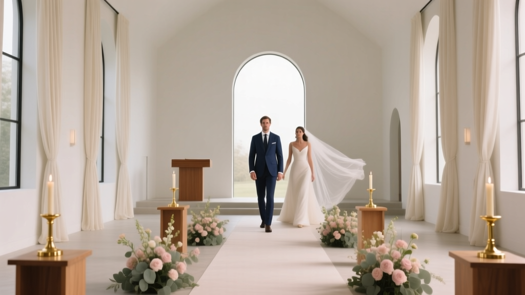 Modern Church Wedding Decor: 7 Steps to Save $1,200+