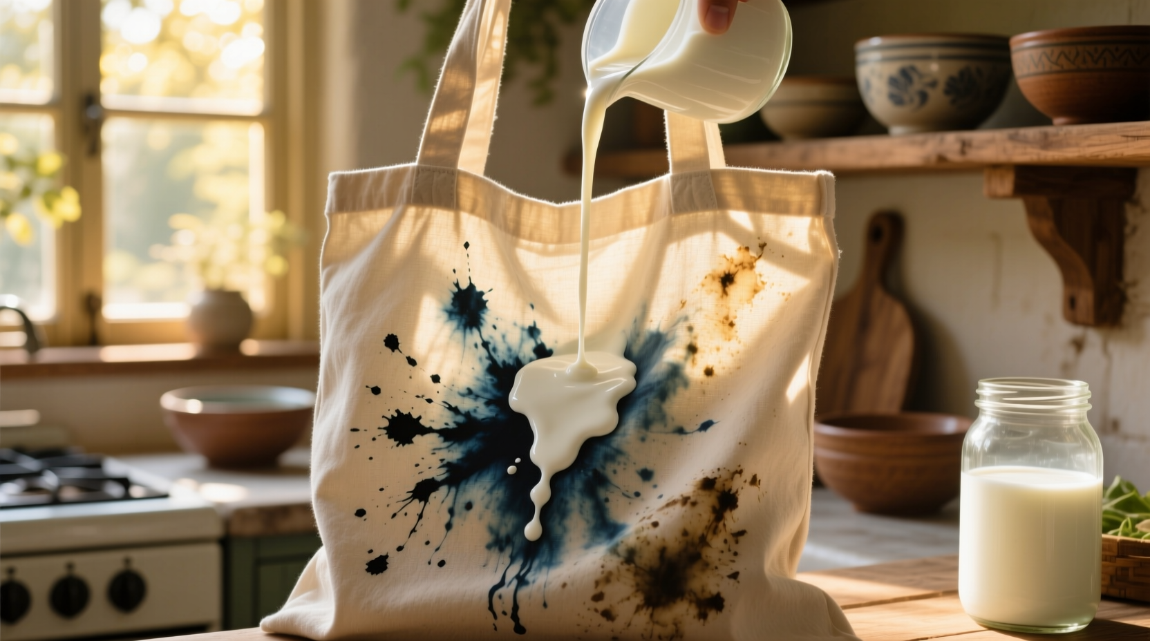 eco friendly ink stain removal for polyester totes
