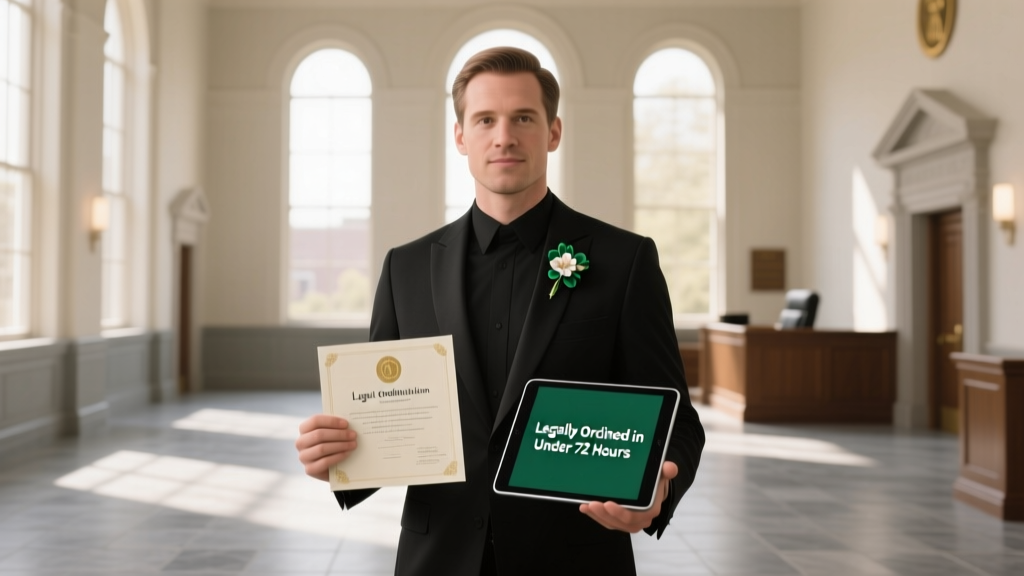 Indiana Wedding Officiant: Get Ordained in 72 Hours (2026)