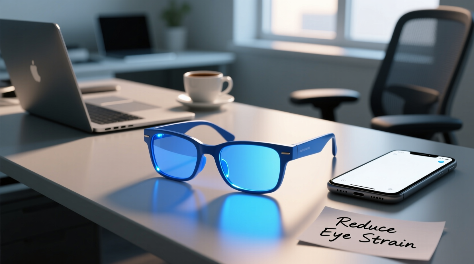 Image showcasing Do Blue Light Blocking Glasses Help Reduce Eye Strain During Screen Time