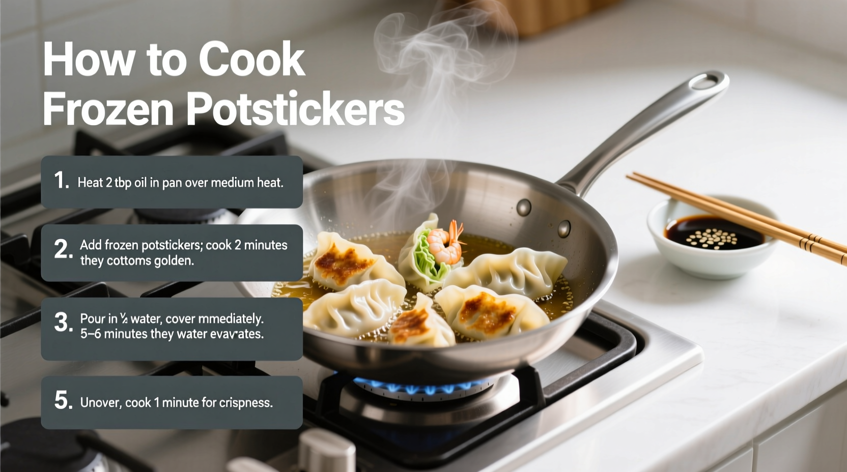 Perfect Frozen Potstickers: Quick Pan-Fry Method (6 Minutes)