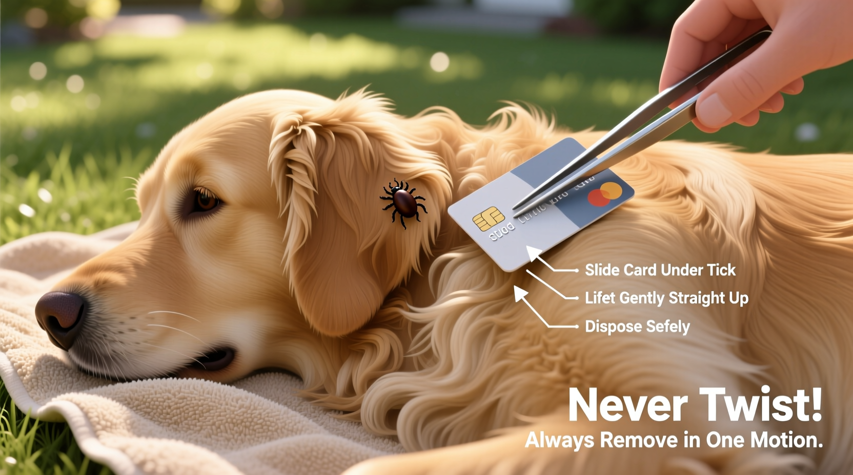Image showcasing How To Safely Remove Ticks From Your Dog Without Tweezers Alternatives