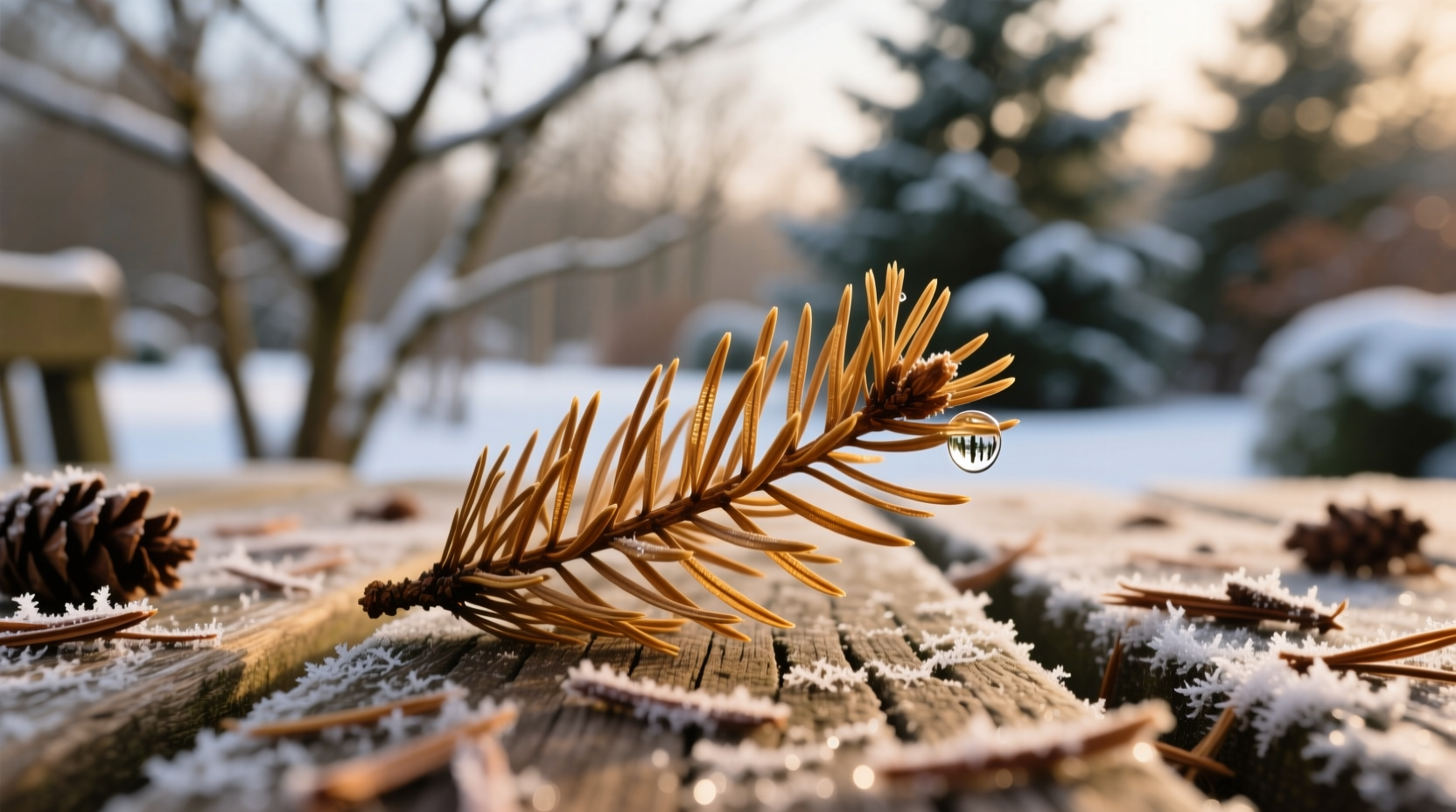 how to reuse christmas tree needles