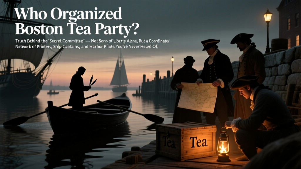 Boston Tea Party Organizers: Printers, Captains, Pilots