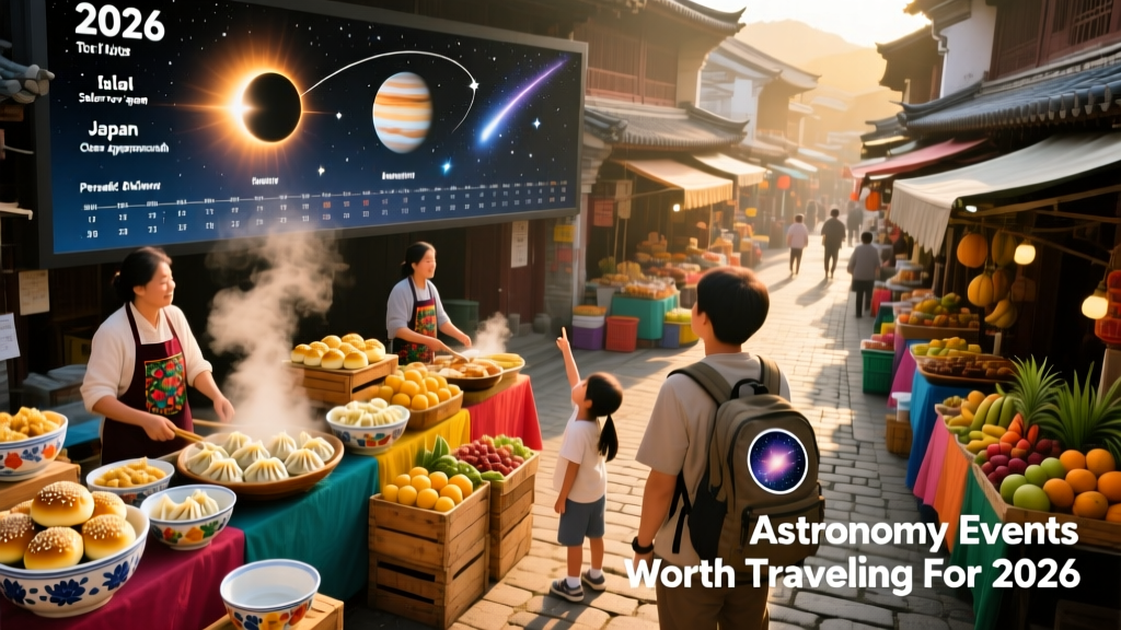 Astronomy Events Worth Traveling For in 2026: Where to Go, When to Book, and What to Eat Under the Stars