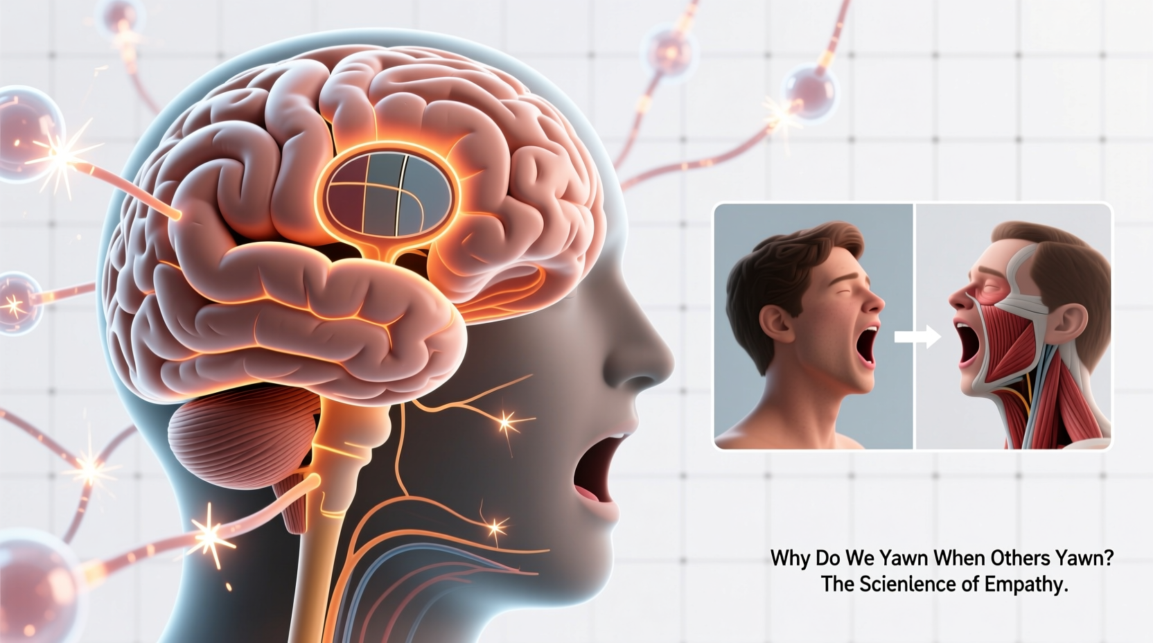 why do humans yawn when others yawn neuroscience of empathy