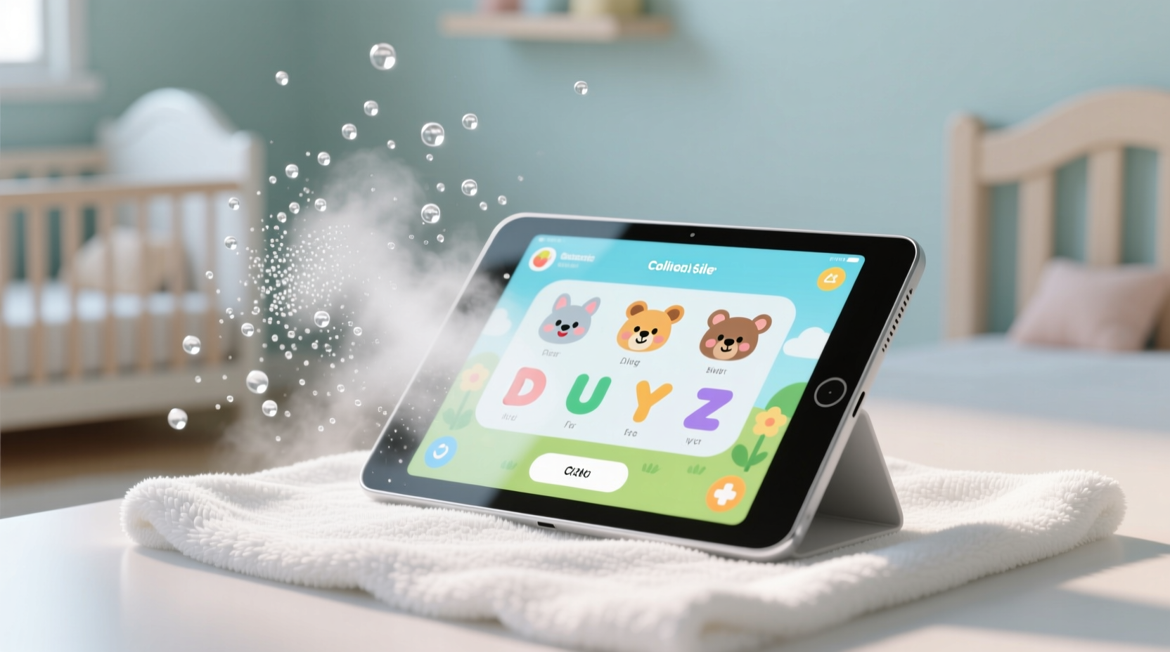 eco friendly cleaning tips for toddler tablets