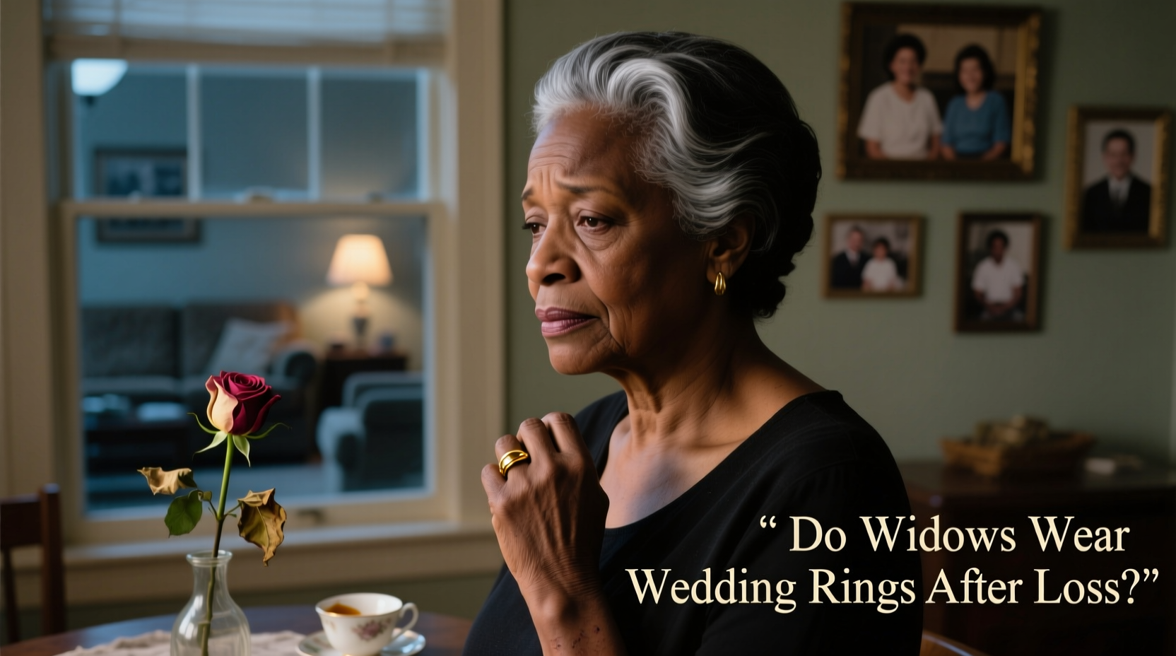 do widows wear wedding rings