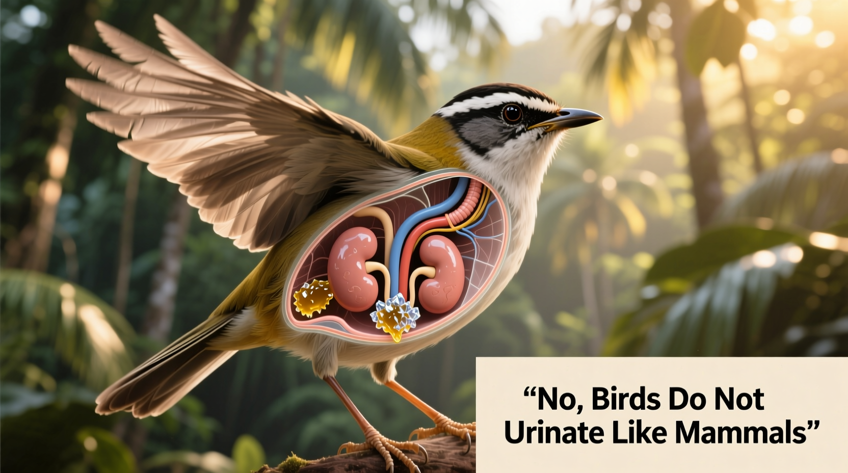 does a bird urinate