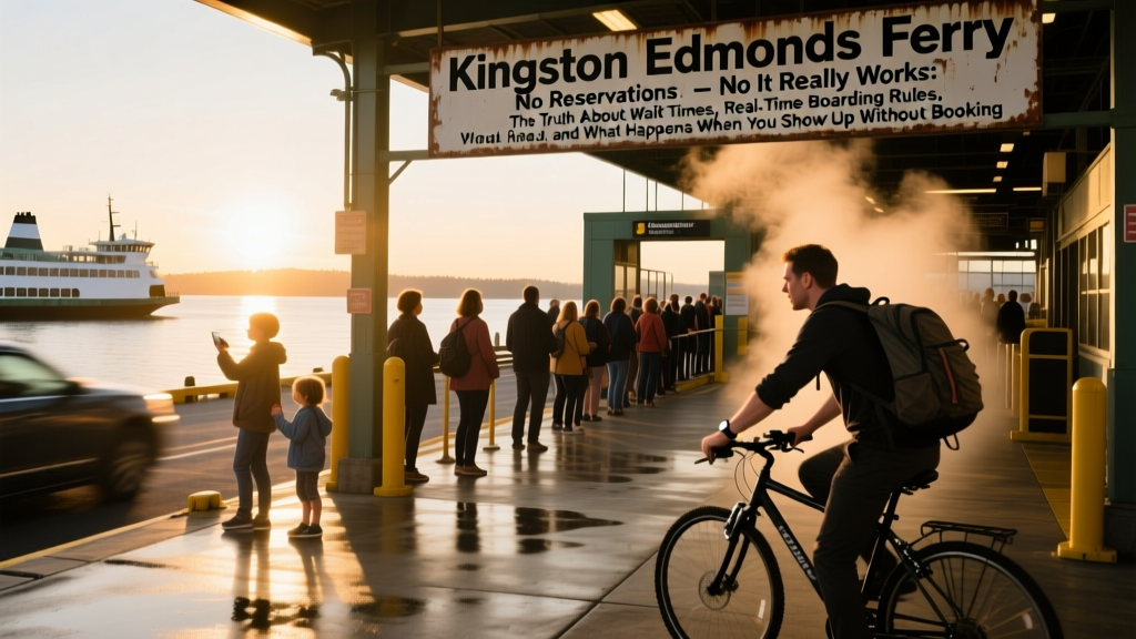 Kingston Edmonds Ferry No Reservations How It Really Works: The Truth About Wait Times, Real-Time Boarding Rules, and What Happens When You Show Up Without Booking