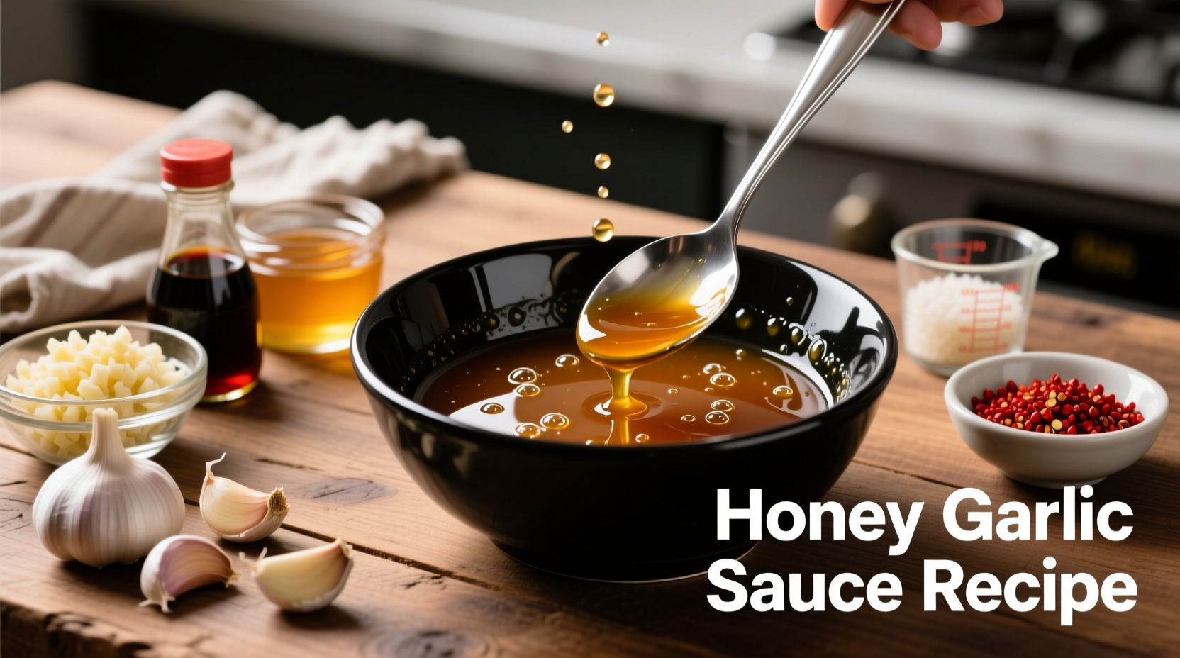 Perfect Honey Garlic Sauce Recipe in 15 Minutes