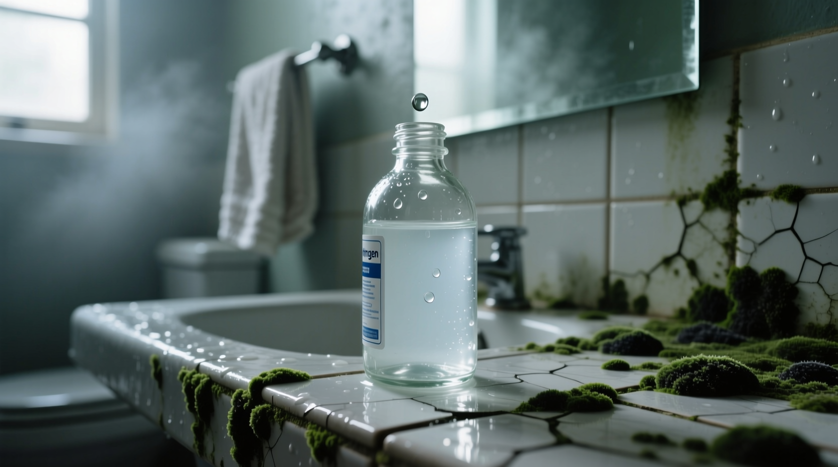 does hydrogen peroxide kill mold