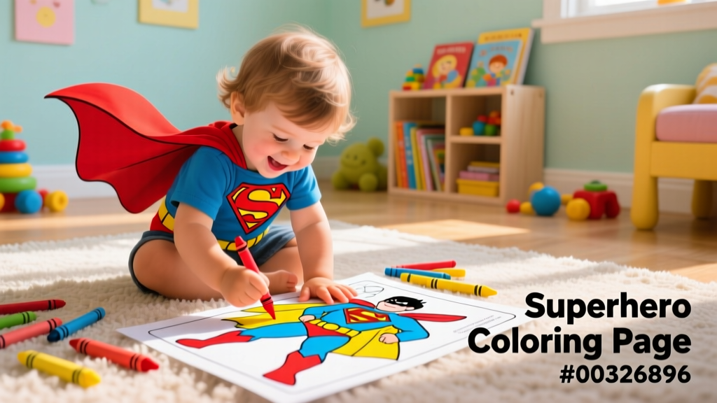 Superhero Coloring Pages_00326896: Developmental Benefits, Practical Implementation, and Evidence-Based Tips for Toddlers Ages 2–4