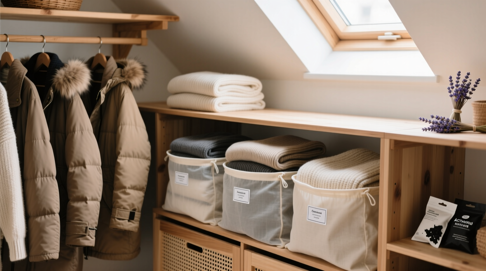 how to store seasonal clothing without moth damage or musty smells
