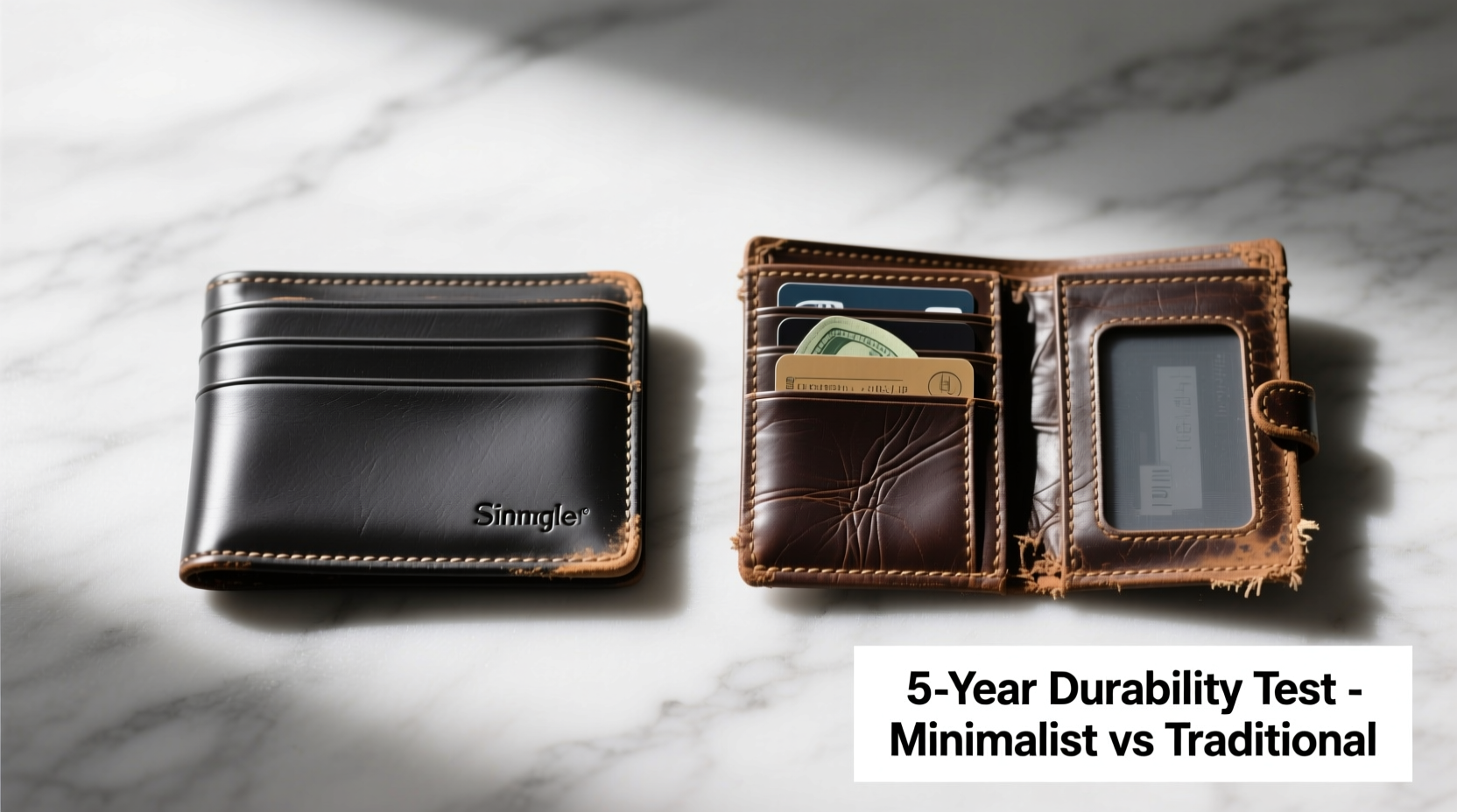 minimalist wallet vs traditional wallet which holds up better over five years