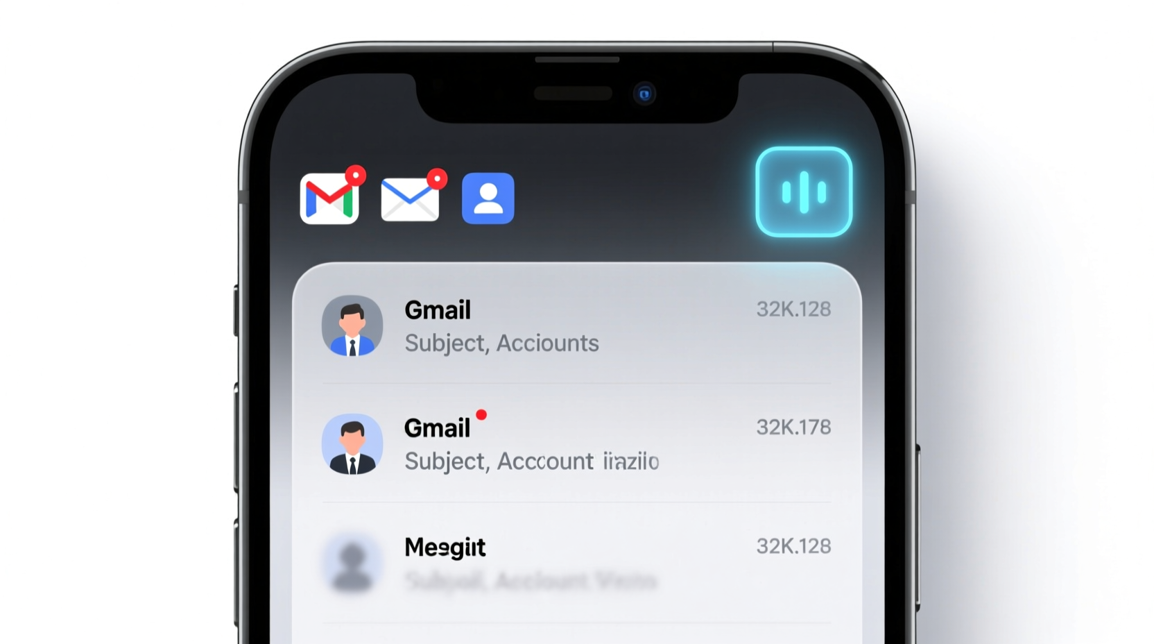 get notified of new gmail in multiple accounts with gma