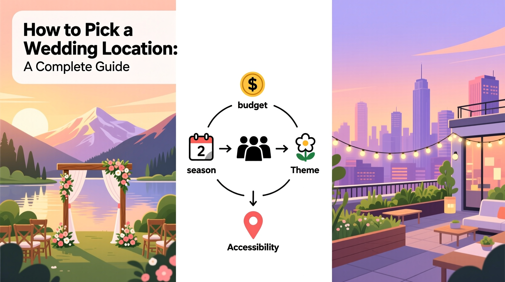 how to pick a wedding location