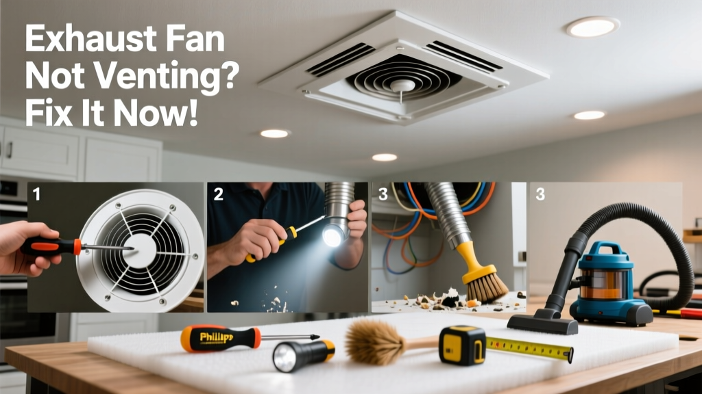 Exhaust Fan Not Venting? Fix It Step by Step