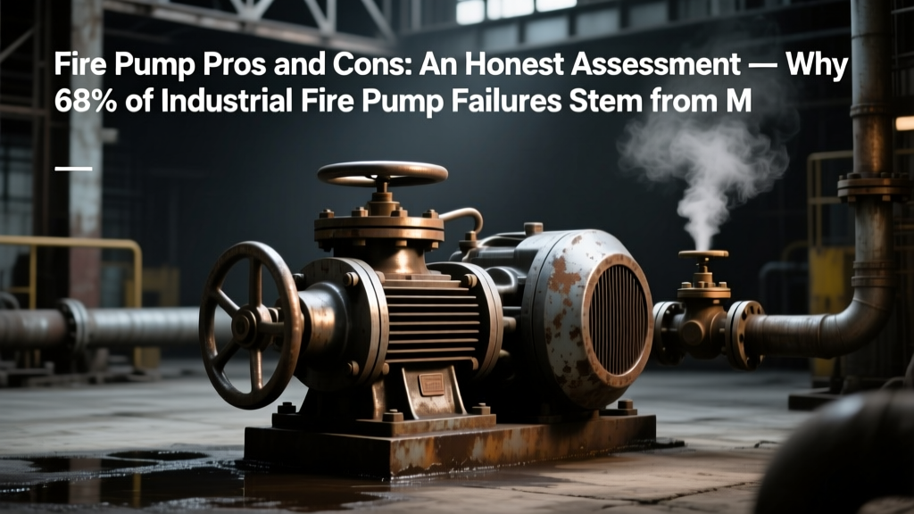 Industrial Fire Pump Pros, Cons & Failure Causes