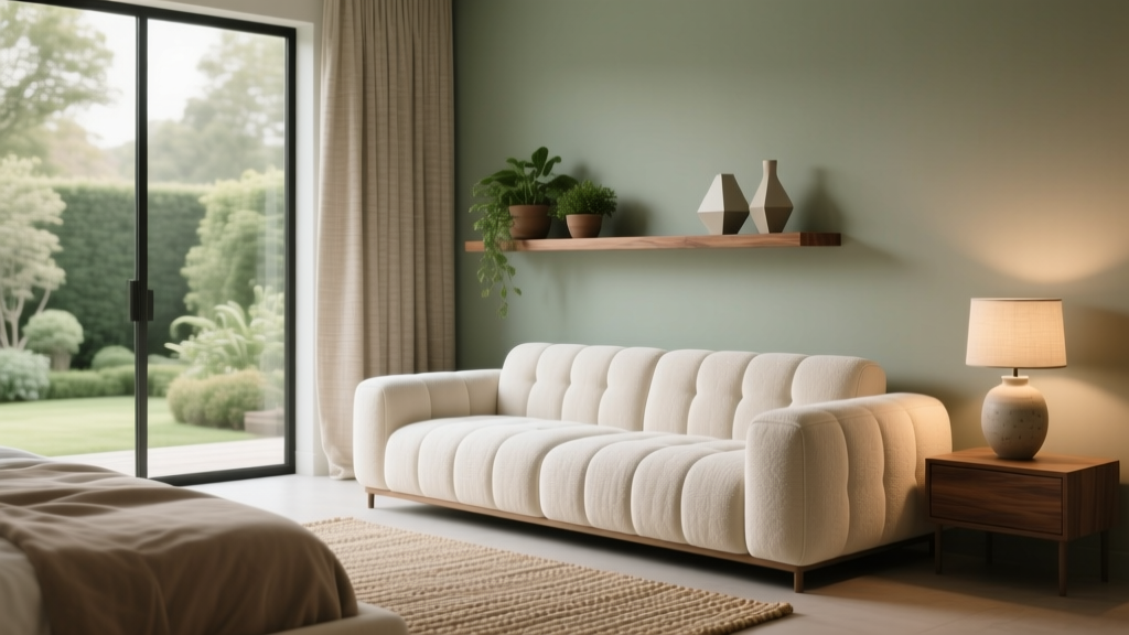 Bedroom Boucle Fabric Furniture Trend - The Decor Mag