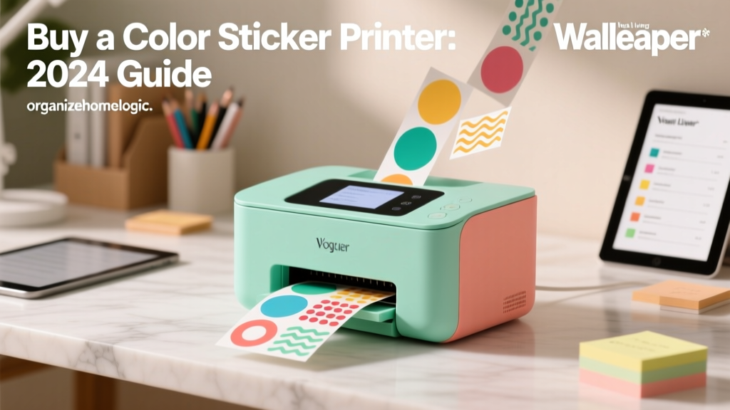 Buy a Color Sticker Printer: 2024 Guide
