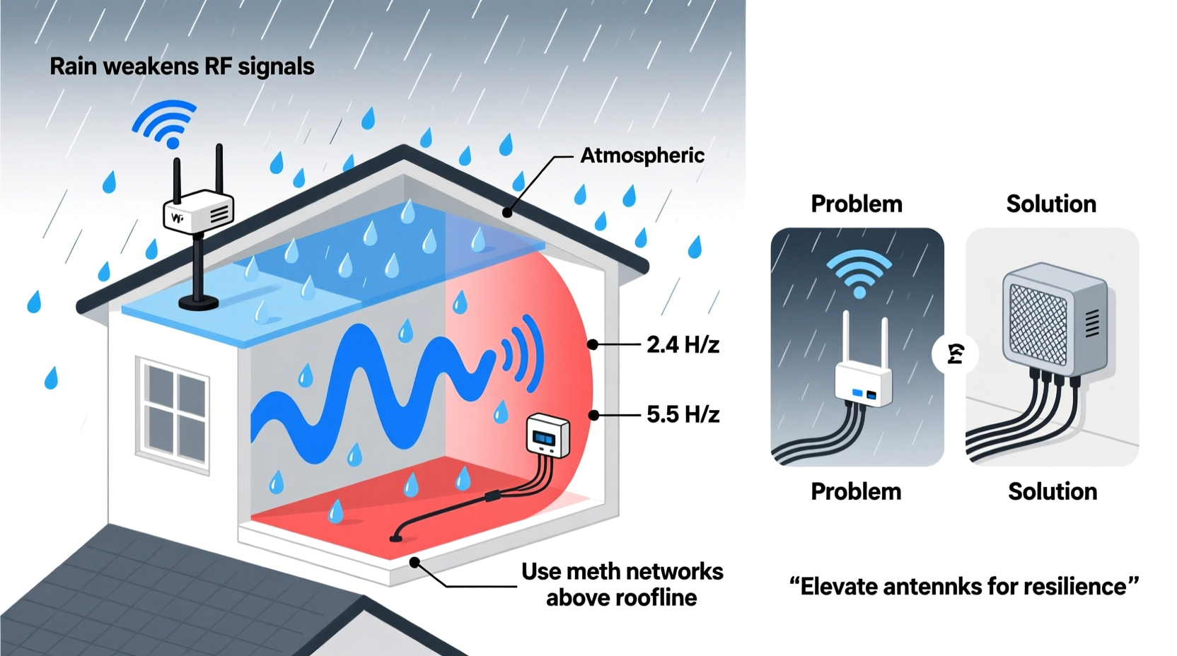 why does my wifi disconnect when it rains technical reasons and solutions