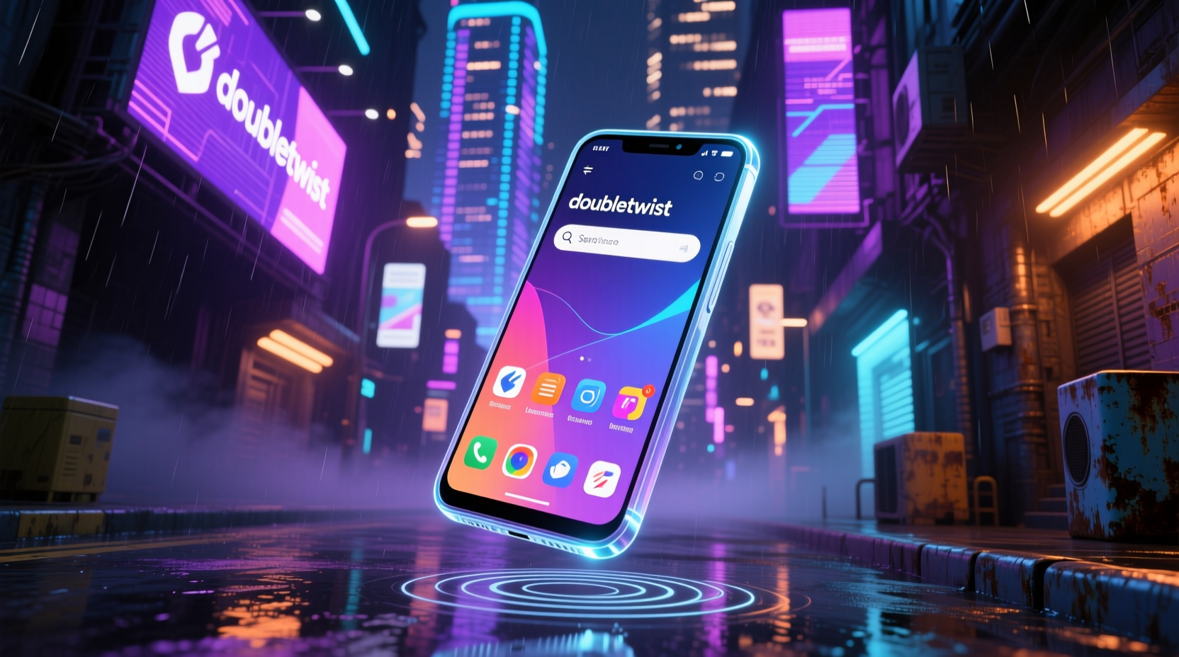 doubletwist adds android market search