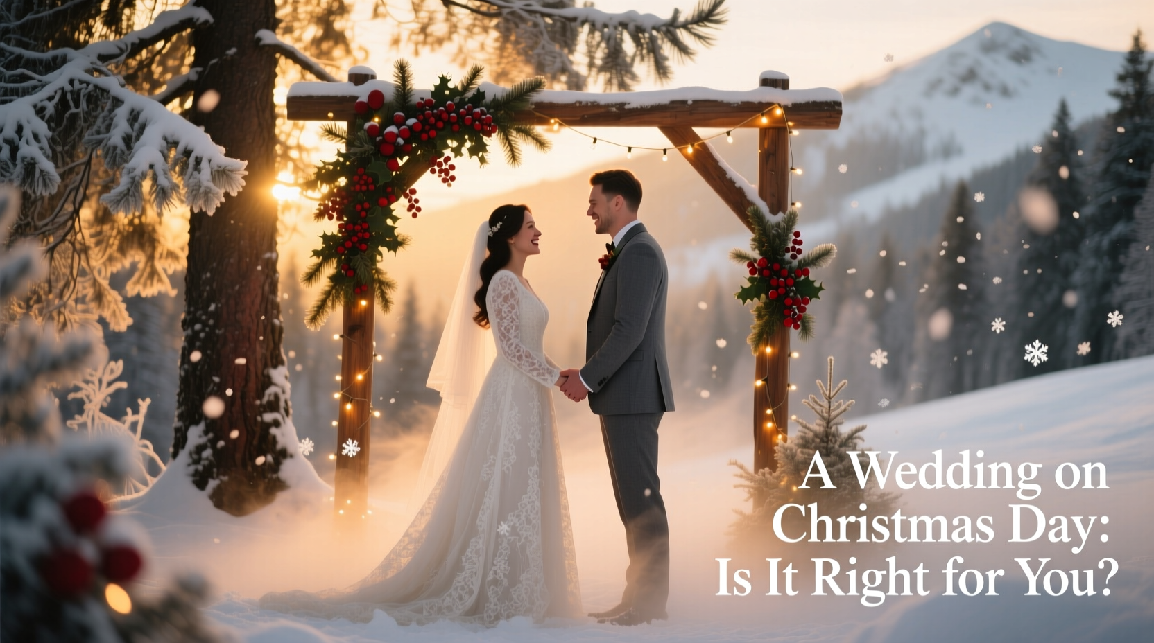 a wedding christmas date