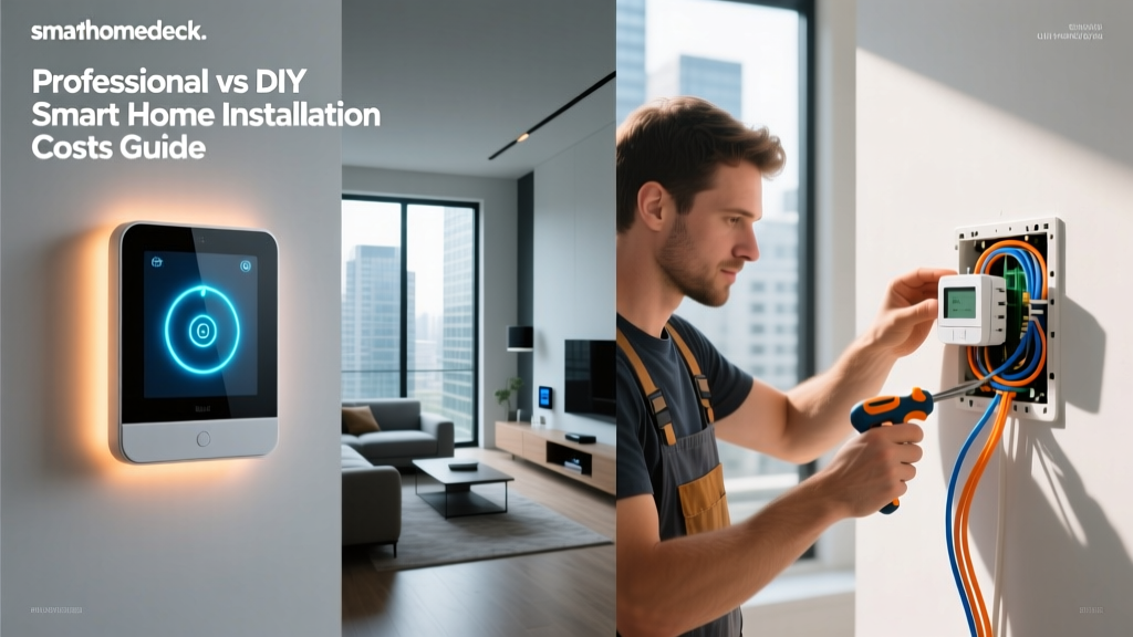 Professional vs DIY Smart Home Installation Costs Guide