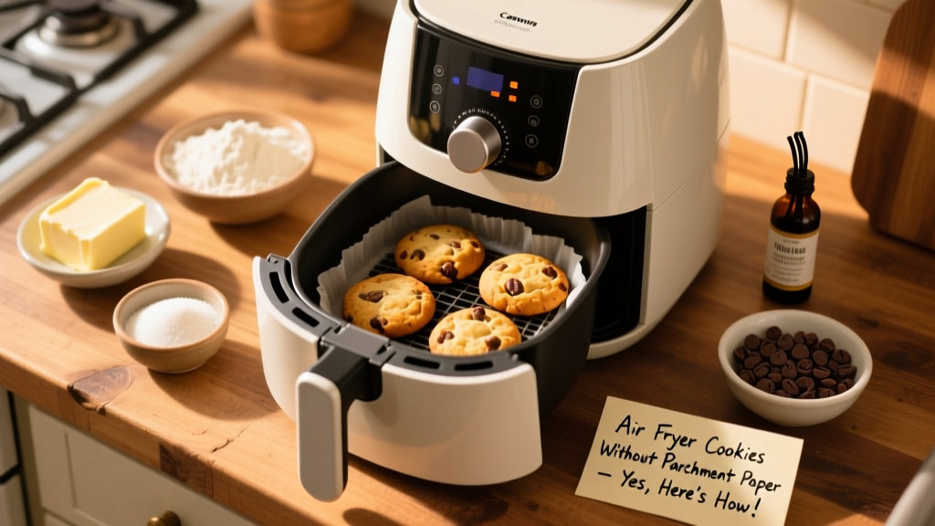 Air Fryer Cookies Without Parchment Paper: Yes!