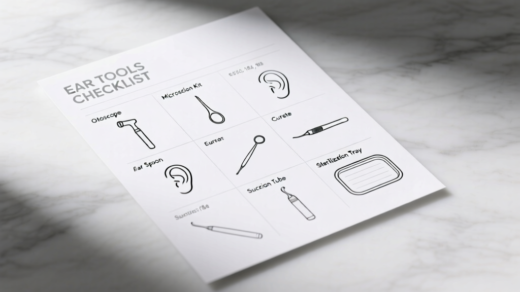 The Professional Ear Tool Checklist: Essential Instruments for Audiologists, ENTs, and Hearing Care Specialists