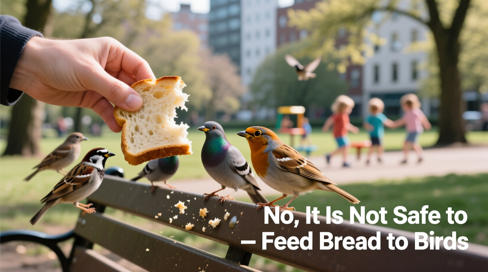 No, It Is Not Safe to Feed Bread to Birds