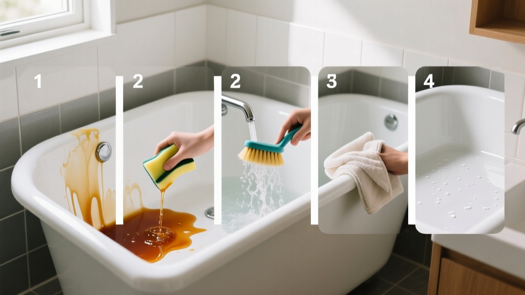 Tested Methods: How to Get Syrup Out of Bathtub Fast